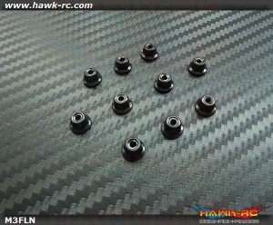 M3 Fringe Locknut (10pcs)